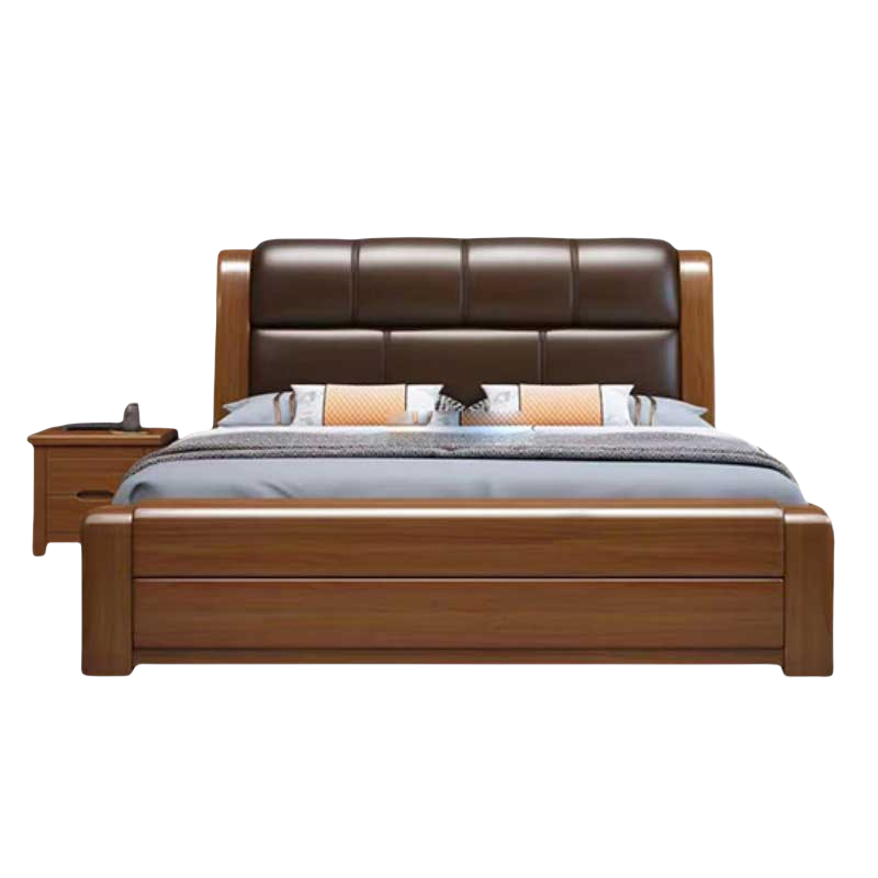 铭思达实木软包床