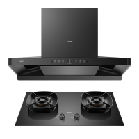 华帝(vatti)[小飞碟]超薄三腔i11S35+309L烟灶联动套装欧式顶侧一体抽油烟机变频26风量吸力5.2kW灶具