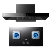 万家乐 烟灶厨电套餐装 20立方大吸力油烟机 欧式顶吸 挥手智控 智旋暴风洗 台嵌两用天然气灶AT051+AC5