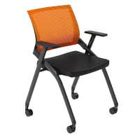 先围 折叠培训椅 橘50*57*82cm-03 把
