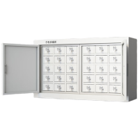 晋舰手机屏蔽柜手机存放柜考场会议室保密机关屏蔽柜 落地款30格