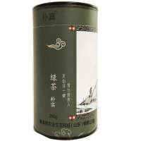 朴真绿茶朴实250g 桶