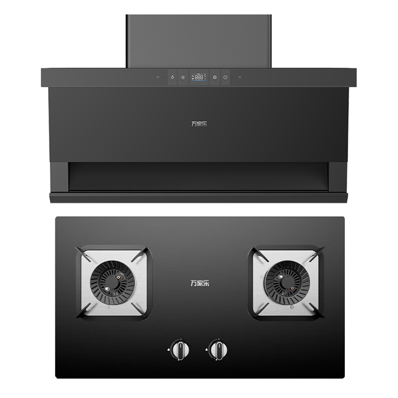 万家乐 25m³爆炒风挥手智控增压智吸 TAK8+C2R1 侧吸25立方大吸力油烟机 5.0KW燃气灶套装 天然气