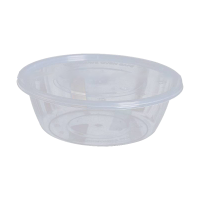 吾梓 圆碗透明 一次性餐盒 625ml*300套/箱