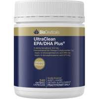 Bioceuticals土豪深海鱼油 240粒 1瓶装 omega3心血管DHAEPA PLUS 香草味软胶囊 澳洲进口