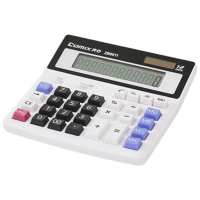 齐心 ZB0011 舒适电脑按键计算器 浅灰 单个装