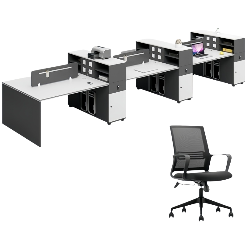 豫龙都 屏风工位 六人含椅 套