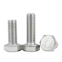 湘恒锐 304不锈钢六角螺栓 6x25 个