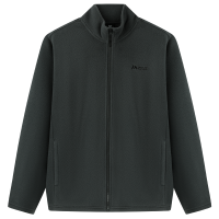 361°运动男装新款针织加绒运动外套男立领摇粒绒保暖夹克