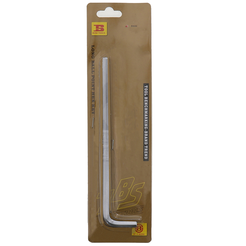 波斯 特长平头内六角扳手 BS427008 8mm 支