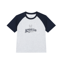 361°运动t恤女夏季新款速干透气运动短袖女士优可丝超短款上衣