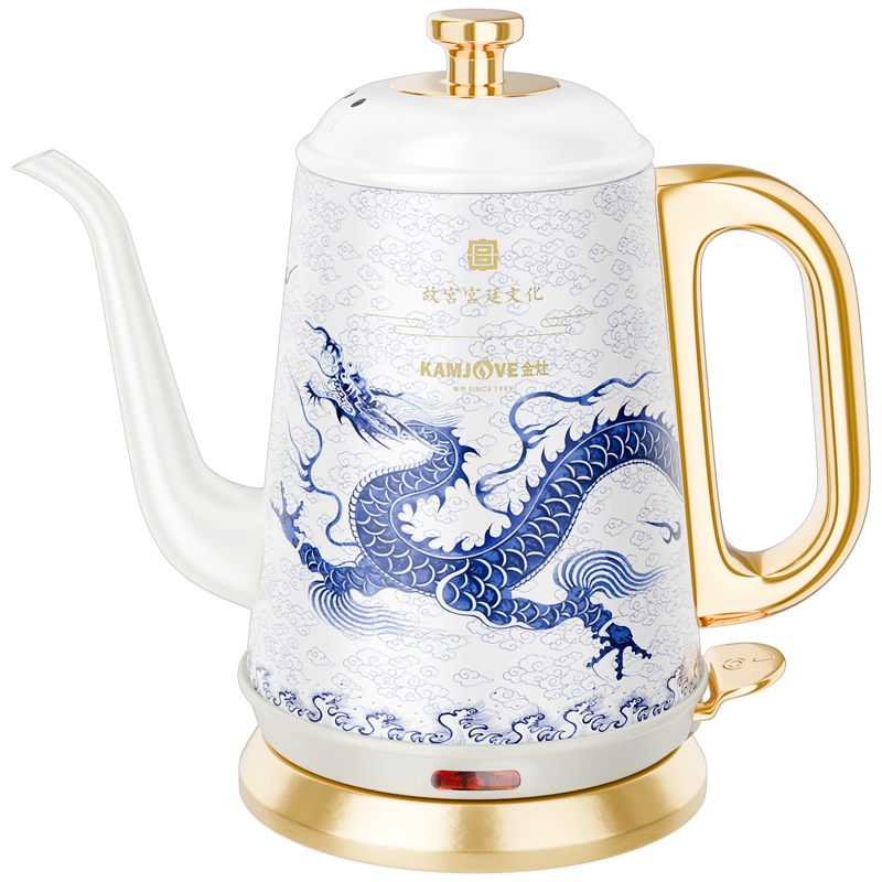 金灶故宫宫廷文化联名烧水壶家用办公室泡茶专用电热水壶开业礼品