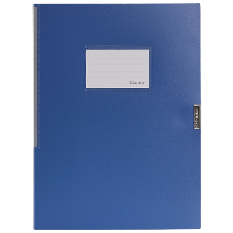 齐心 ZA0018 档案盒 A4 25mm 灰蓝 单个装
