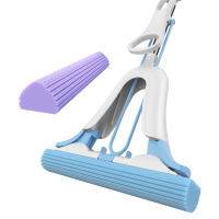 美丽雅maryya新款胶棉拖把不锈钢骨架强力去污抗菌设计国产胶棉拖把头