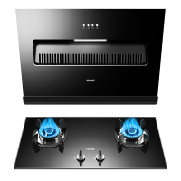 万家乐 烟灶厨电套餐装 18立方大风力 侧吸式瞬吸净烟 玲珑小机身吸油烟机 台嵌两用天然气灶AL031+AC5