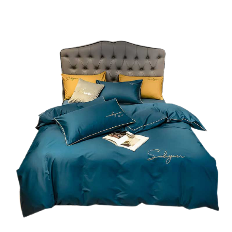 洛菲源 三件套柏拉图-午夜蓝 规格:床单160*230被套160*225枕套48*74 单位套