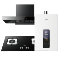 万家乐 烟灶热厨电套餐装 20立方大吸力油烟机 欧式顶吸 台嵌两用天然气灶12L热水器AT051+LAY3+12DP1