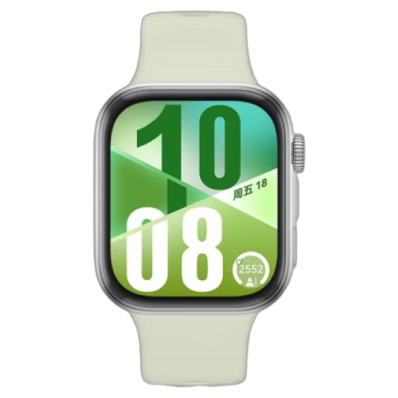 华为HUAWEI WATCH FIT 4 悦动白 氟橡胶表带 华为运动智能手表超轻薄大屏潮流运动蓝牙通话睡眠监测