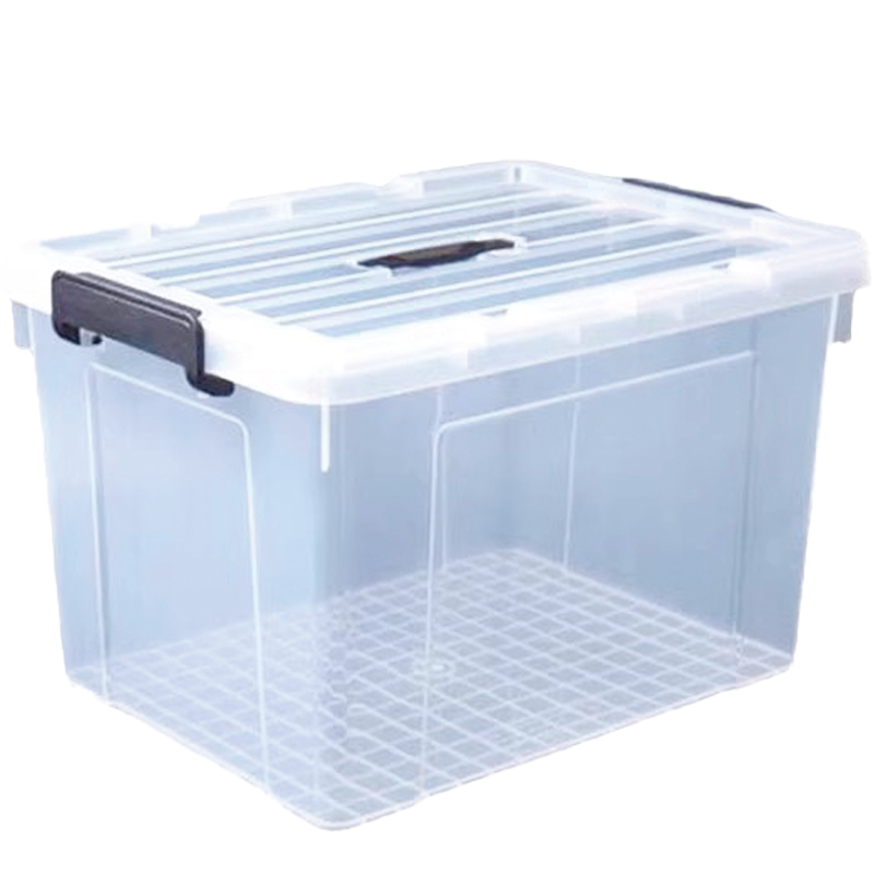 老房太太 收纳箱 透明整理箱 110L 手提塑料储物箱 L228/个