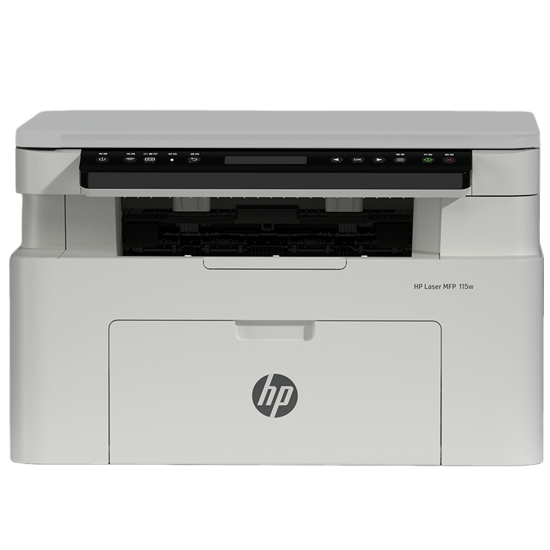 惠普115w激光打印机黑白激光打印机多功能无线WiFi手机打印机一体机A4复印件扫描三合一小型家用办公 惠普115w打印机[套餐4:标配+原装简包硒鼓4个]