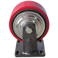 正铎泰 重型铁芯聚氨酯定向轮4寸100mm /个