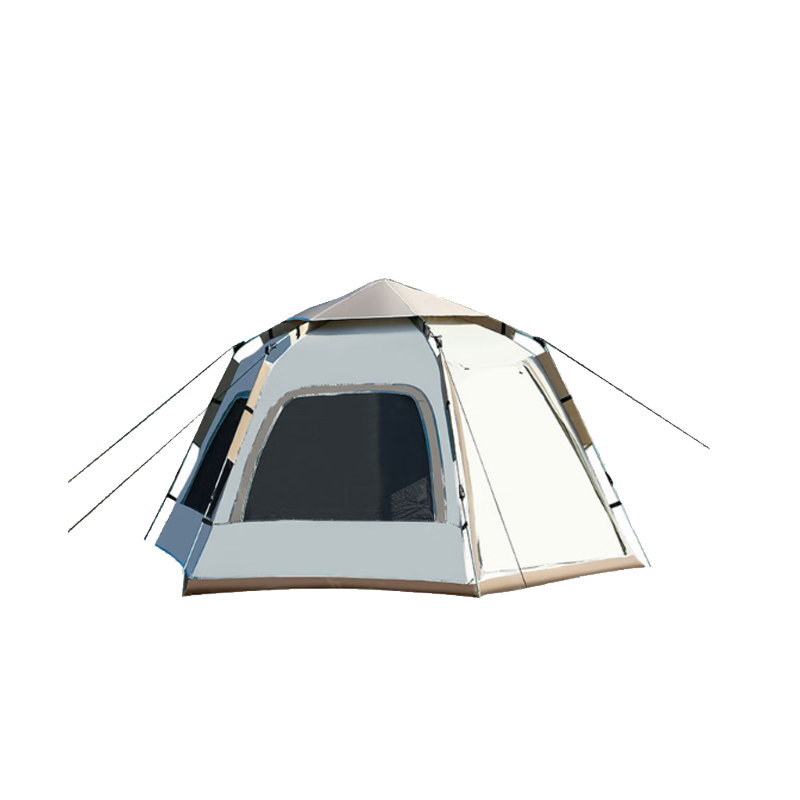 潮友速开大号防水牛津布六角帐篷280*280*155CM CY-LJSK01-1