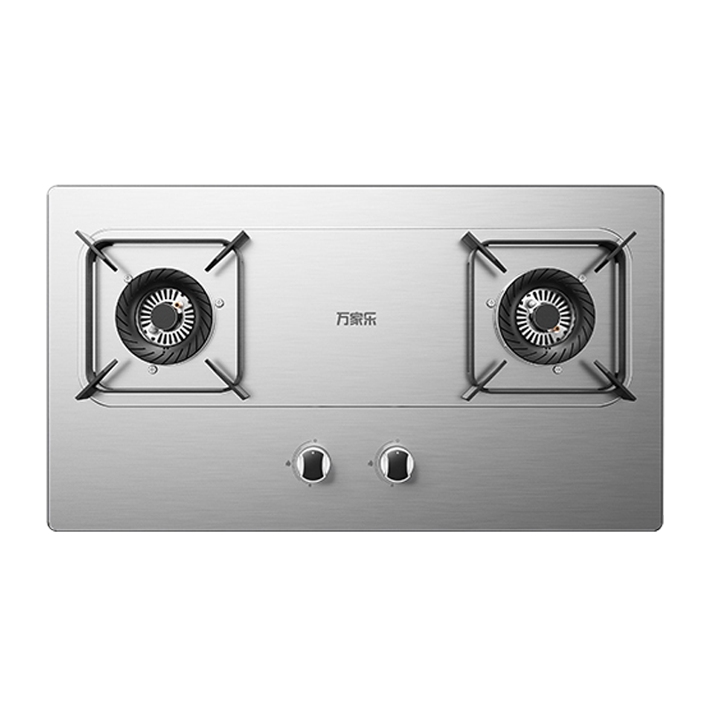 万家乐聚能猛火燃气双灶家用 煤气炉台式嵌入式5.0KW快速点火 3D立体加热 一级能效全进风 加厚不锈钢面AY5G天然气