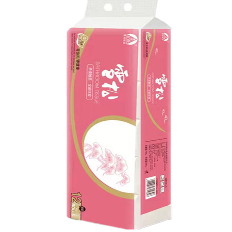 [12卷]苏宁宜品雪松卫生纸卷纸批发家卫生纸批发团购原木浆卷纸厕纸手纸无芯卷筒纸家庭用纸母婴适用700克/提