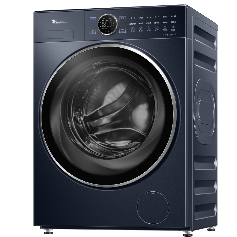 小天鹅滚筒洗衣机全自动洗烘一体纯平全嵌[本色蓝氧2.0 TD100V89PRO]1.1洗净比 超薄10公斤家电国家政府补
