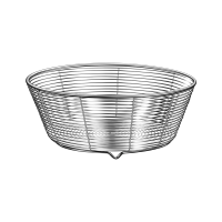 304不锈钢水果篮厨房沥水篮洗菜盆家用客厅水果收纳筐