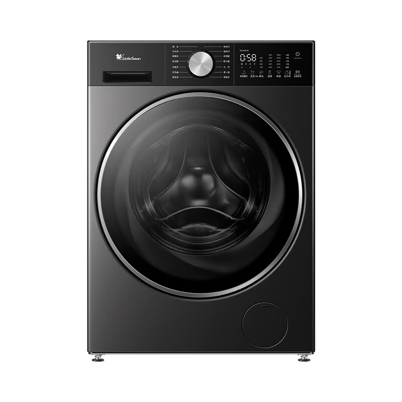 [官方正品]小天鹅10KG滚筒洗衣机全自动家用 带烘干洗烘一体 小乌梅3.0 TD10DE40 纯平全嵌 以旧换新