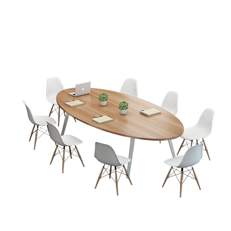 绵冠 办公桌会议桌现代简约办公室家具长条桌 单桌