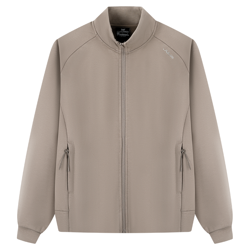 361°运动外套女新款针织加绒外套舒适常规立领开衫上衣