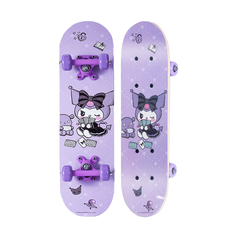 儿童小学生三丽鸥库洛米四轮双翘滑板车初学者3-6-12岁男孩3750