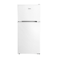 美的(Midea)110L+双开两门家用宿舍租房办公室节能迷你低噪小型冰箱 BCD-111CM极地白