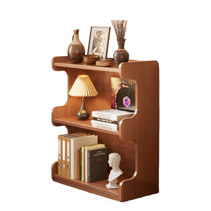 宜掌柜 木质书架 60cm三层 个