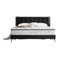 喜临门 - 拂晓 双人床真皮小尺寸法式复古风主卧室进口头层牛皮