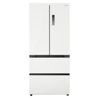 [自营]美的冰箱M60系列520纯平全嵌法式多门四开门家用超薄双系统双循环大容量BCD-520WUFPZM(E)海贝白