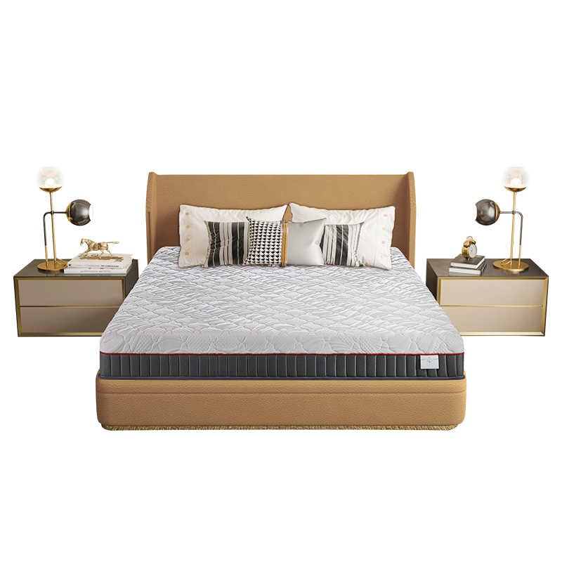 慕思慢回弹记忆棉零压双人床垫软垫独立筒弹簧五星酒店床垫1.8米零压 MCW1-111