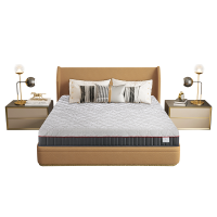 慕思慢回弹记忆棉零压双人床垫软垫独立筒弹簧五星酒店床垫1.8米零压 MCW1-111