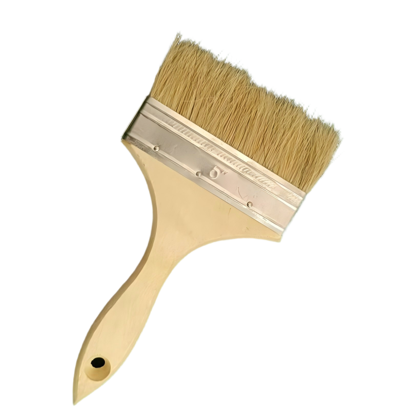 启盟猪鬃油漆刷猪毛刷子加厚4寸QM-80024\把