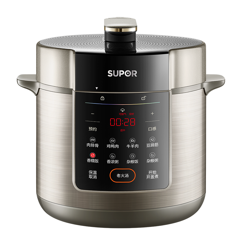苏泊尔(SUPOR)电压力锅6L大容量电高压锅双胆智能预约压力煲电饭煲开盖收汁高压电饭锅煲汤煮粥锅SY-60YC6003