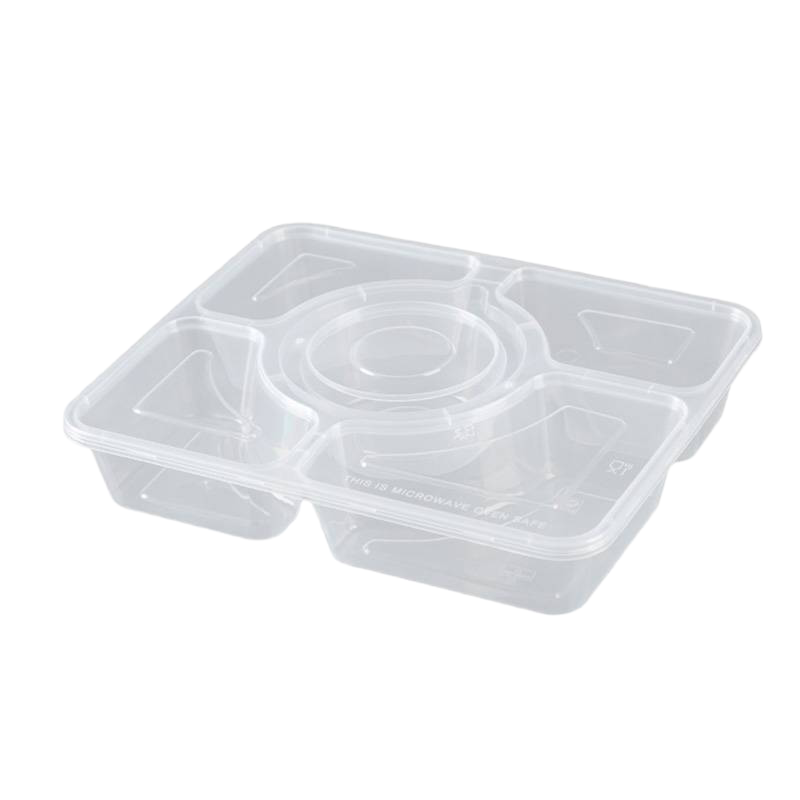 一次性餐盒 五格 个