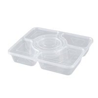 一次性餐盒 五格 个