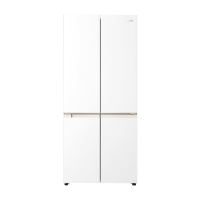 [美的出品]华凌冰箱华凌神机十字门503L风冷无霜活氧一级能效60cm超薄零嵌 自动制冰 HR-520WUSIPZ雾隐白