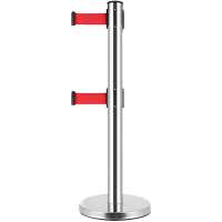 斯赞 不锈钢隔离伸缩带 双层5米线 个