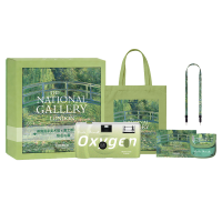 英国国家美术馆X富士氧气相机莫奈联名礼盒一次性胶片机胶卷相机节日礼品生日礼物女 莫奈绿