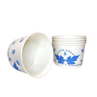 金胜星 一次性纸碗 兰叶2号 600ml/个