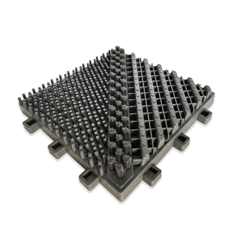 百名迖 拼装防滑地垫加粗加密 单刷 灰块灰刷 平方米