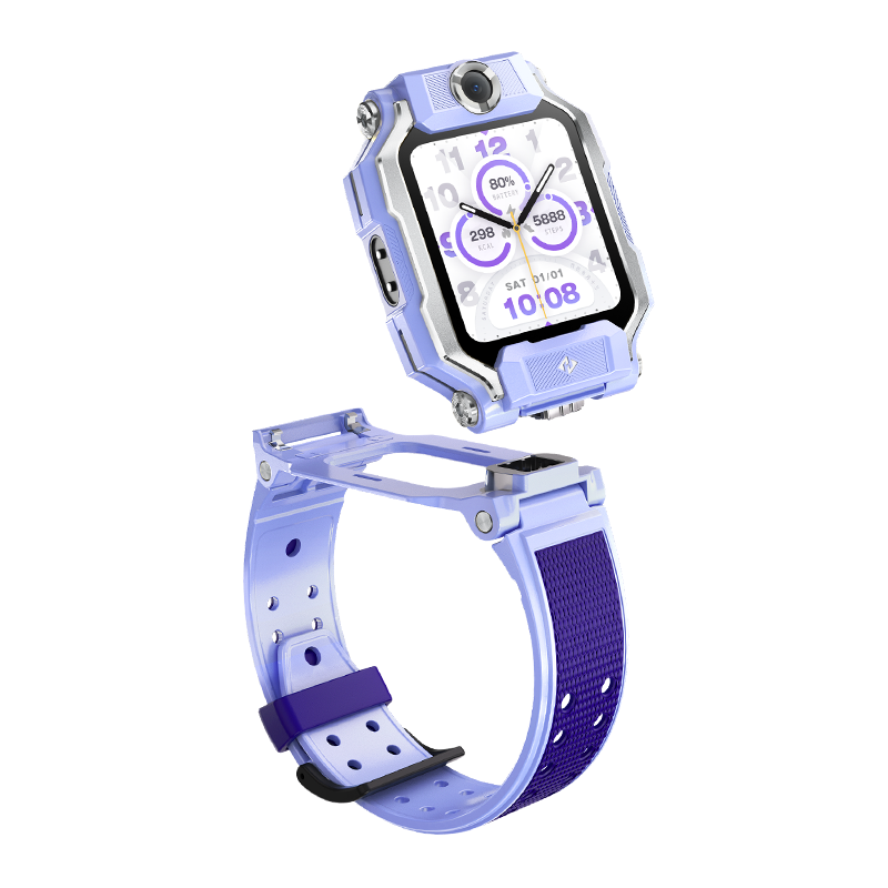 小天才儿童电话手表Z9Pro暮光紫 防水GPS定位智能手表 学生儿童移动联通电信4G视频拍照双摄手表手机男女孩